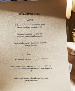 Restaurant Week 2019 Papavero